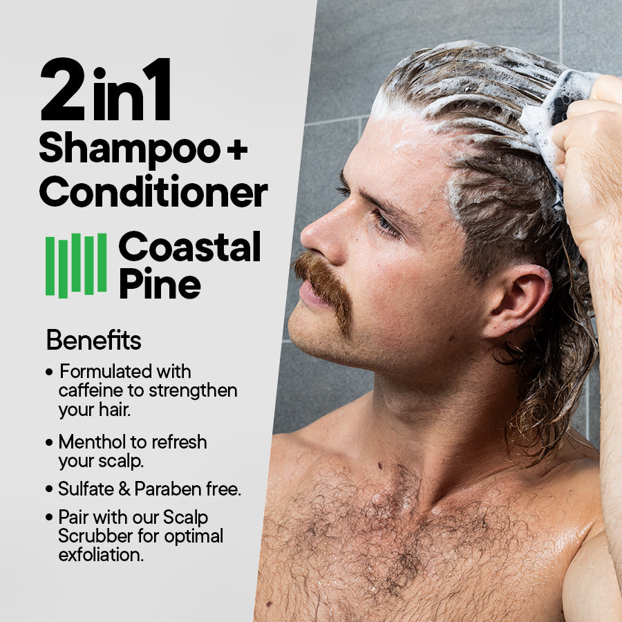 2 in 1 Shampoo & Conditioner - Coastal Pine